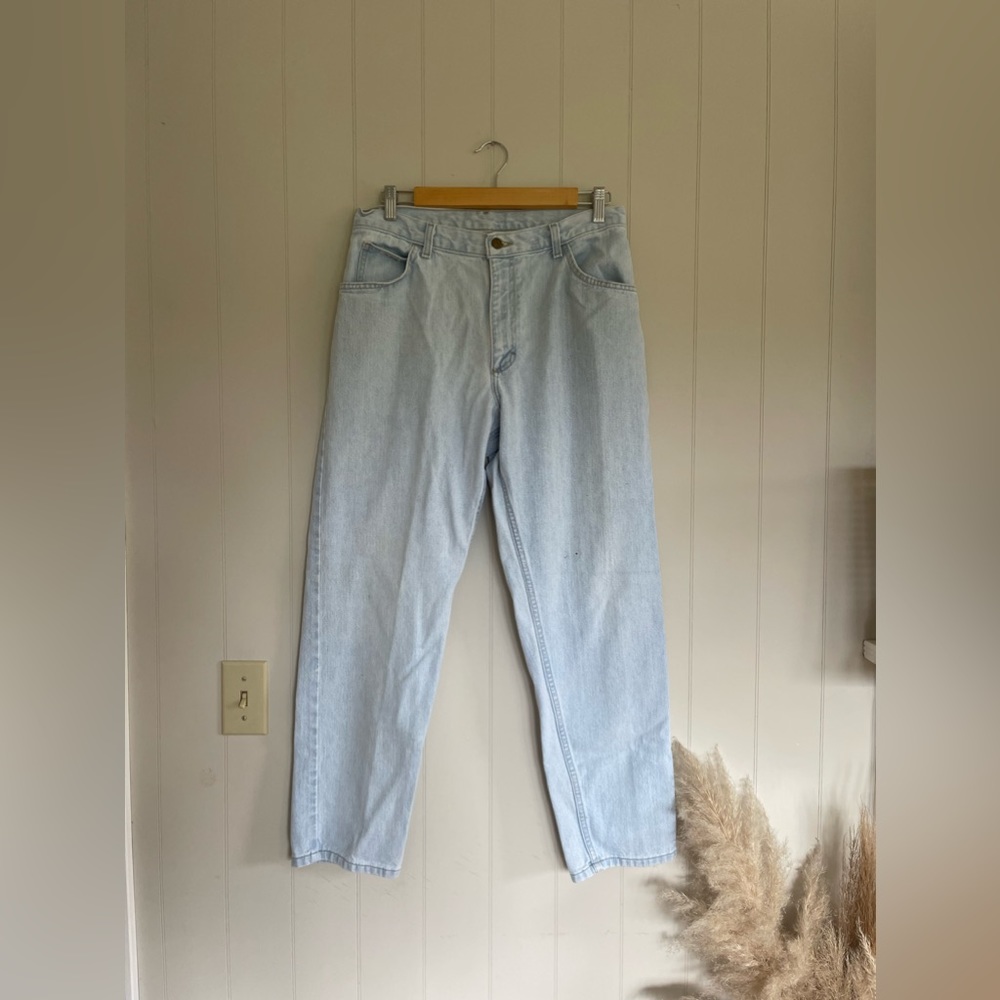 Vintage 90s Light Wash Chic Denim Jeans